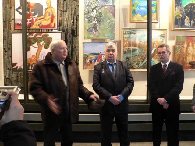 Відкриття виставки в музеї Запорозького козацтва