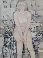 "Білявка" п.о 76х90, 2017