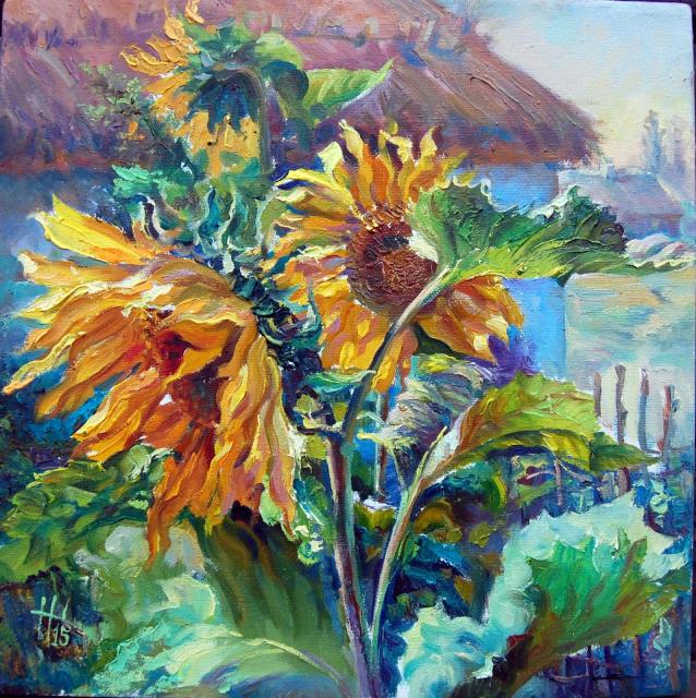 "Соняшники", 2015, п.о.