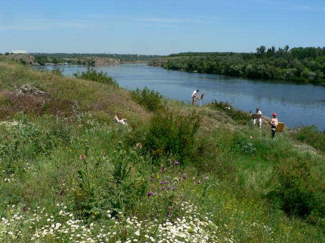 На етюдах на острові Байді