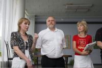 Виступ голови майстрів  народного мистецтва
