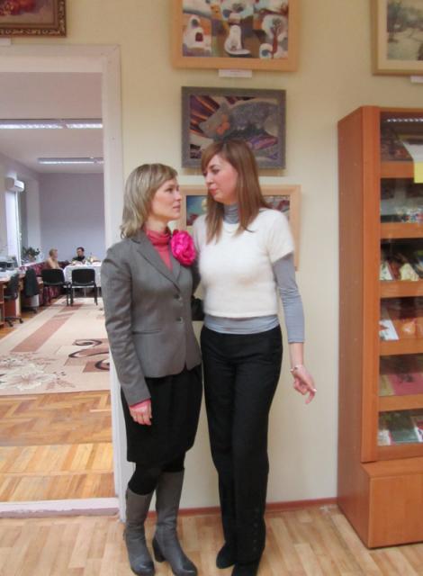 Наталія Деревянко та Анна Поплавка