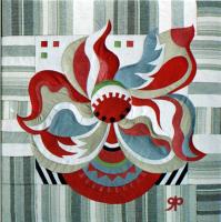 колаж Квітка 2.2004р.в. текс. н.шкіра.85на85.