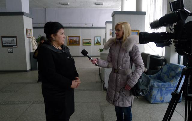 Тетяна Єншуєва - автор виставки "Олександрівськ - архітектурна спад