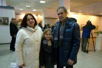 Алла Кобинець та Георгій Кожокар з онукою