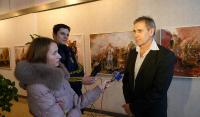 Георгій Кожокар спілкується з журналістами